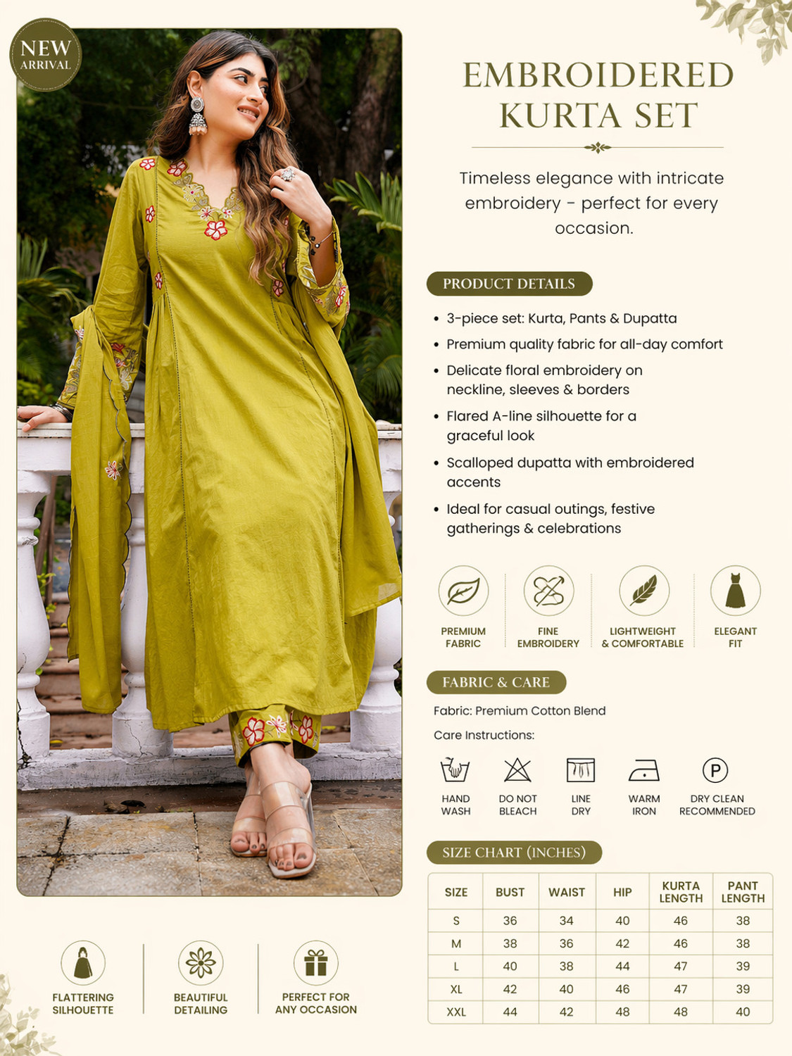 Image of KALPRANG Women Silk Blend Dupatta Set
