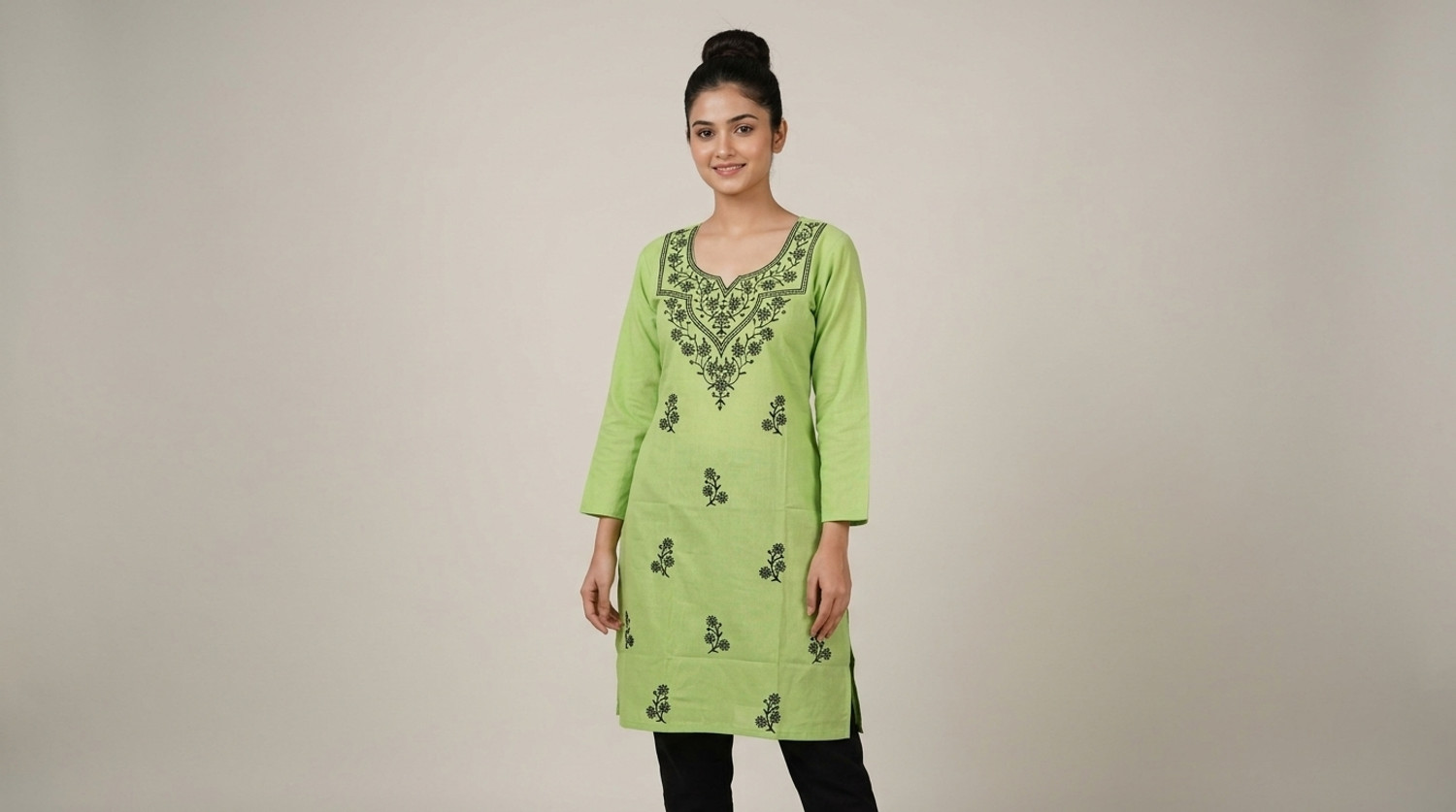 Image of Klosia Printed Kurta, Trouser /Pant & Dupatta Set