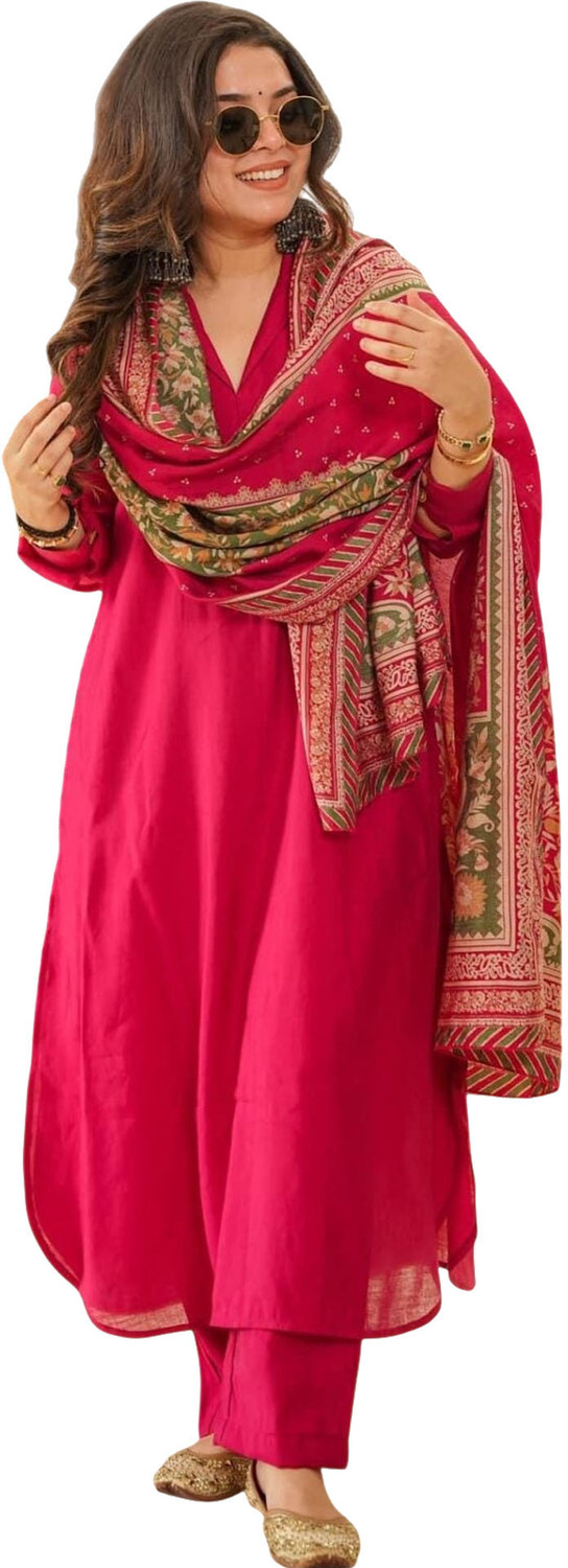 Image of Akki SHAH Women Khadi Cotton Kurti Set