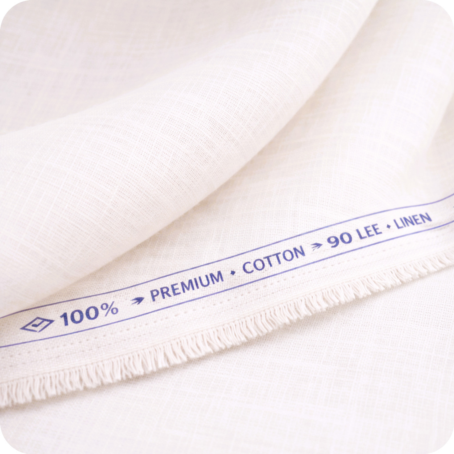 Image of REELENT Unstitched Linen Shirt & Trouser Fabric Self Design