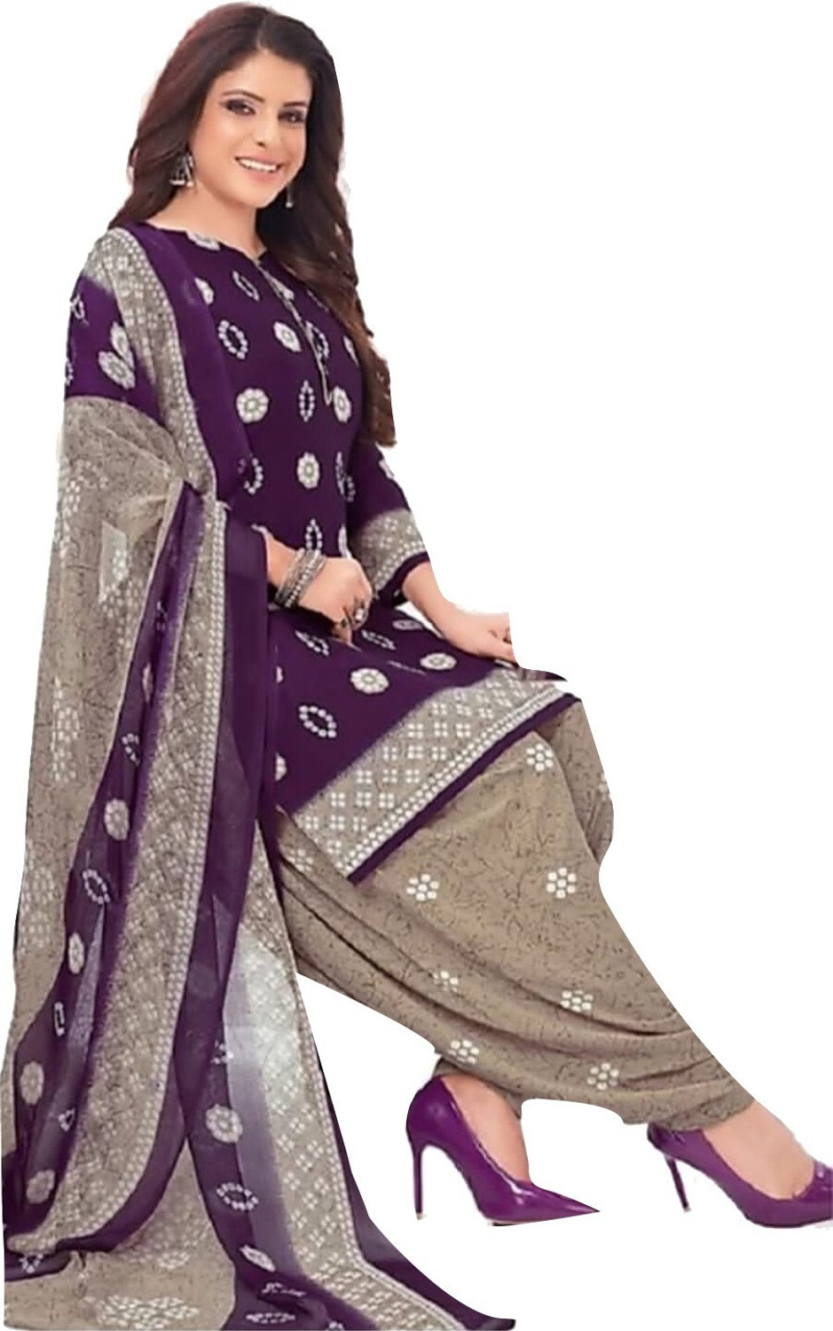 Aditi Fashion Crepe Chevron/Zig Zag Salwar Suit Material Price in India - Buy Aditi Fashion Crepe Chevron/Zig Zag Salwar Suit Material online at Flipkart.com