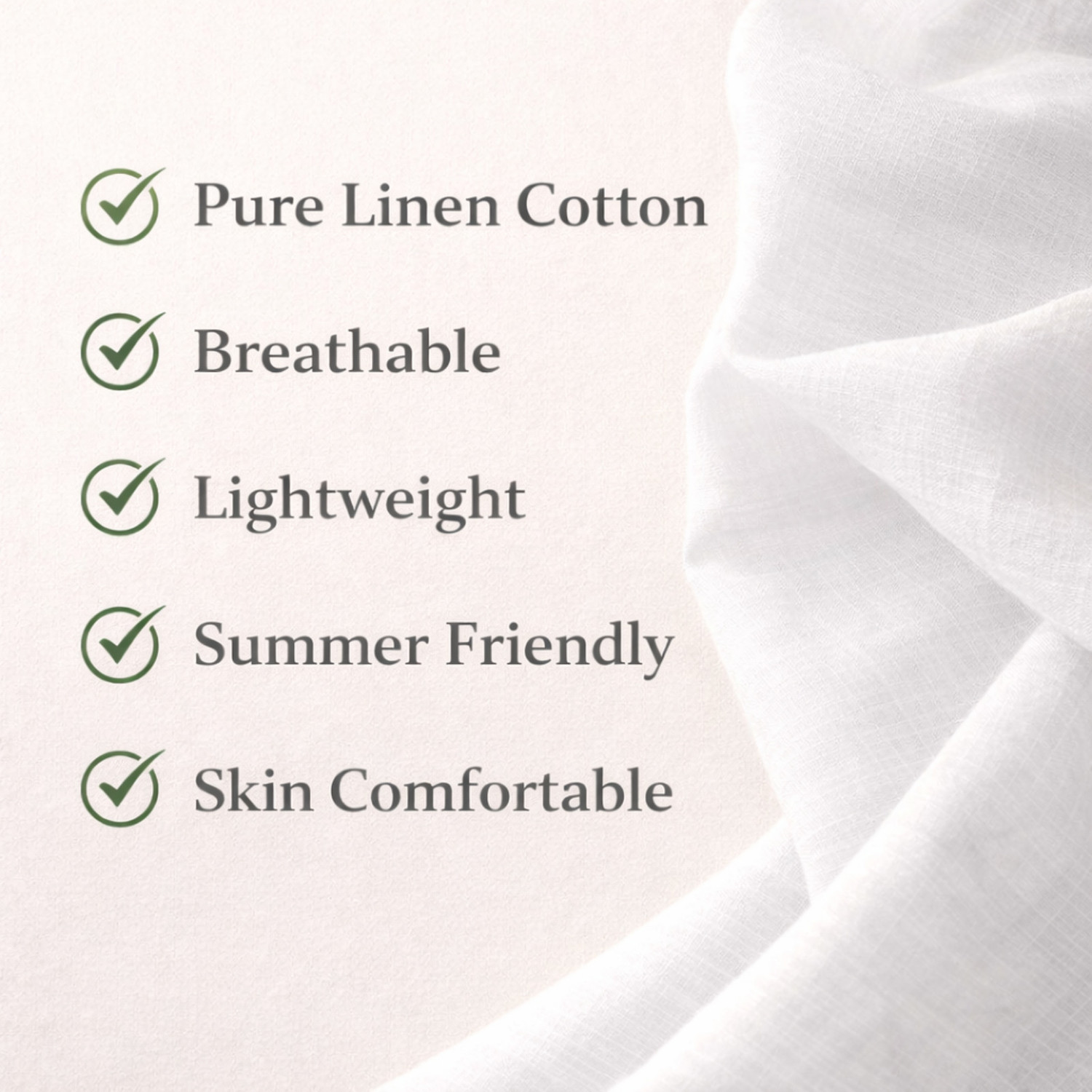 Image of REELENT Unstitched Linen Shirt & Trouser Fabric Self Design