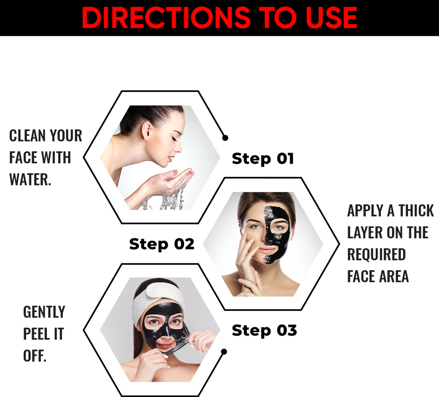 Image of UrbanBotanics Charcoal Peel off Mask For Men & Women | Removes Blackheads and Whiteheads (100 g)