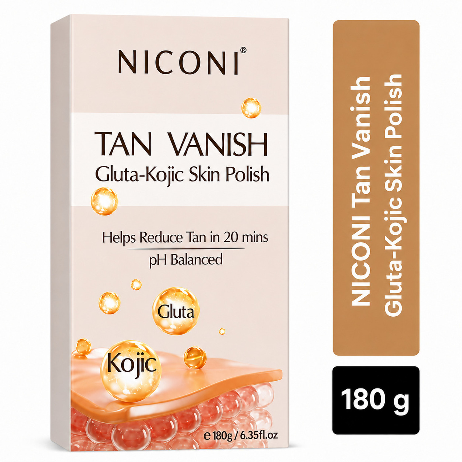 PROFESSIONAL FEEL Tan VaniSh Gluta Kojic Skin Polish 180g - Image 1