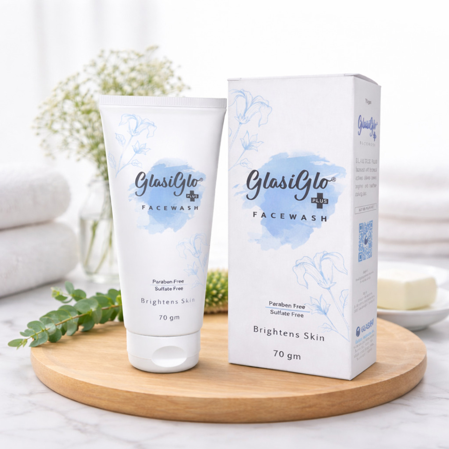 Image of GLASIGLO Plus Facwash skin brigtens Skin Facewash Pack of 1 Face Wash (70 g)