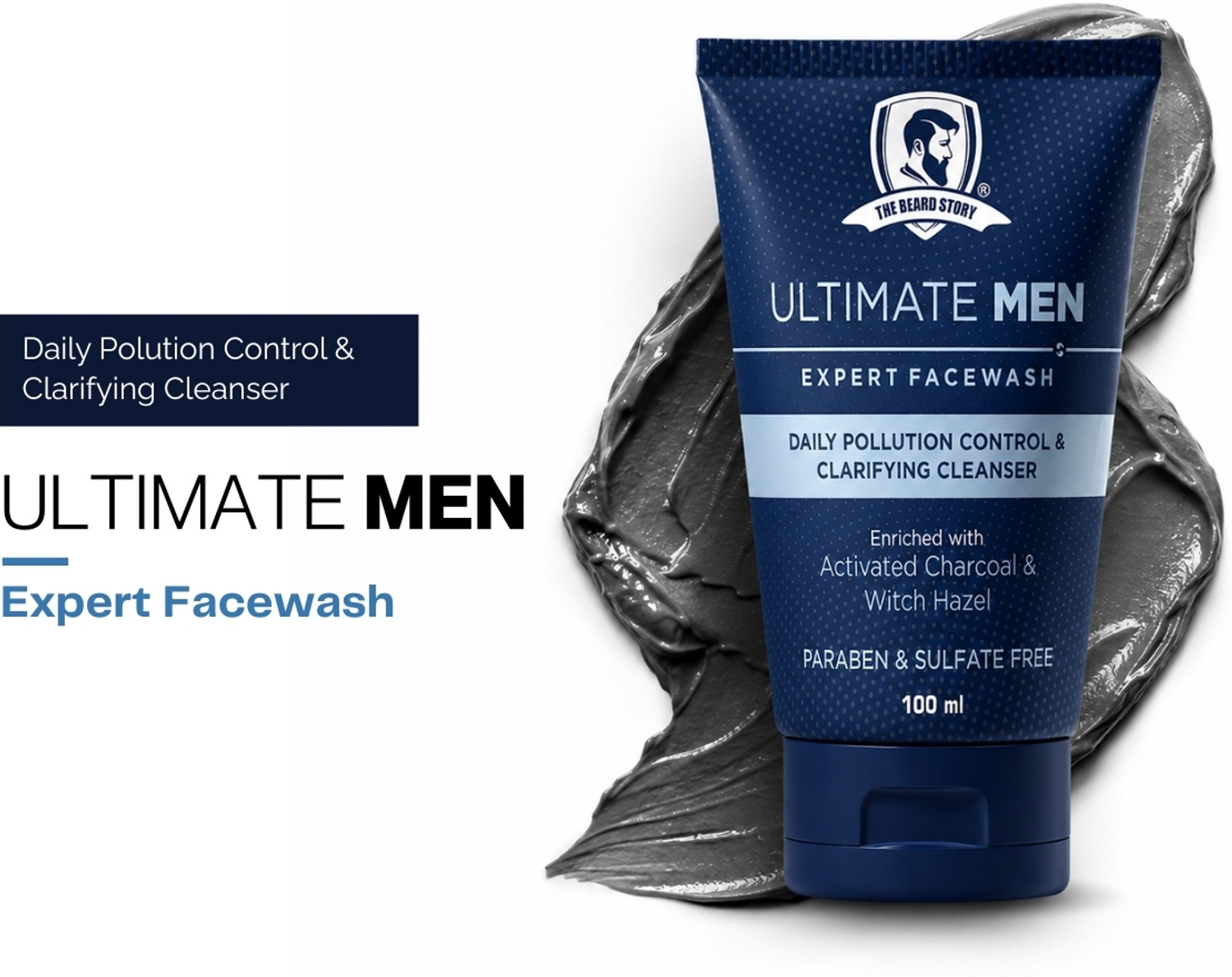 THE BEARD STORY Ultimate Expert Deep Cleansing Charcoal - Image 1