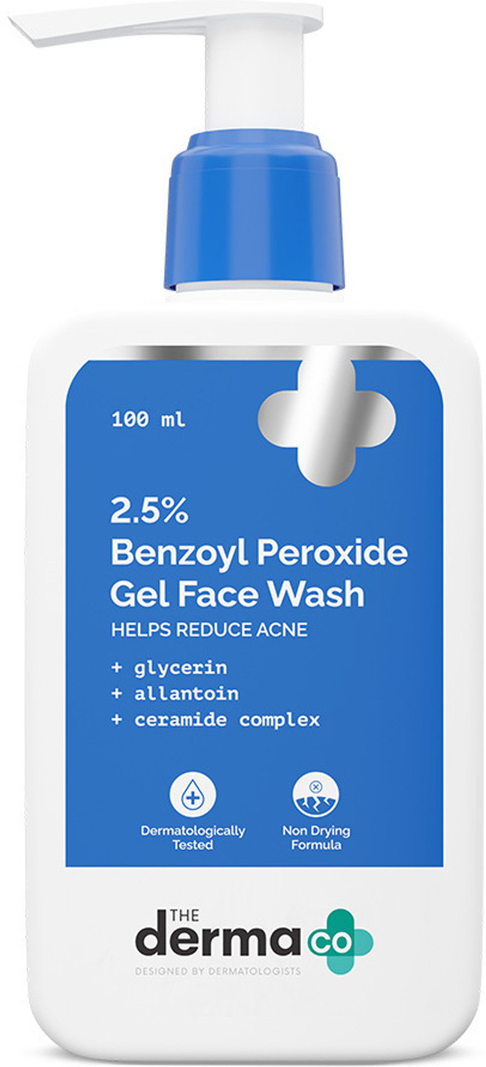 The Derma Co 2.5% Benzoyl Peroxide Face Wash 100 ml - Image 1
