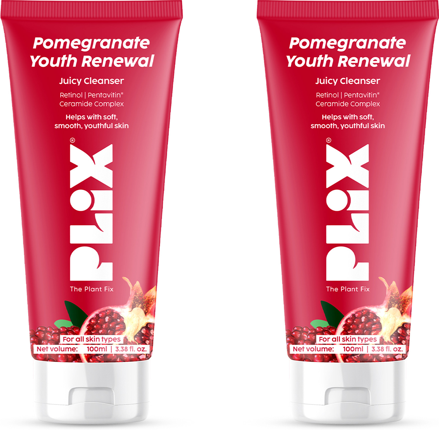 The Plant Fix Plix Pomegranate Youth Renewal Juicy Cleanser 100 ml - Image 1