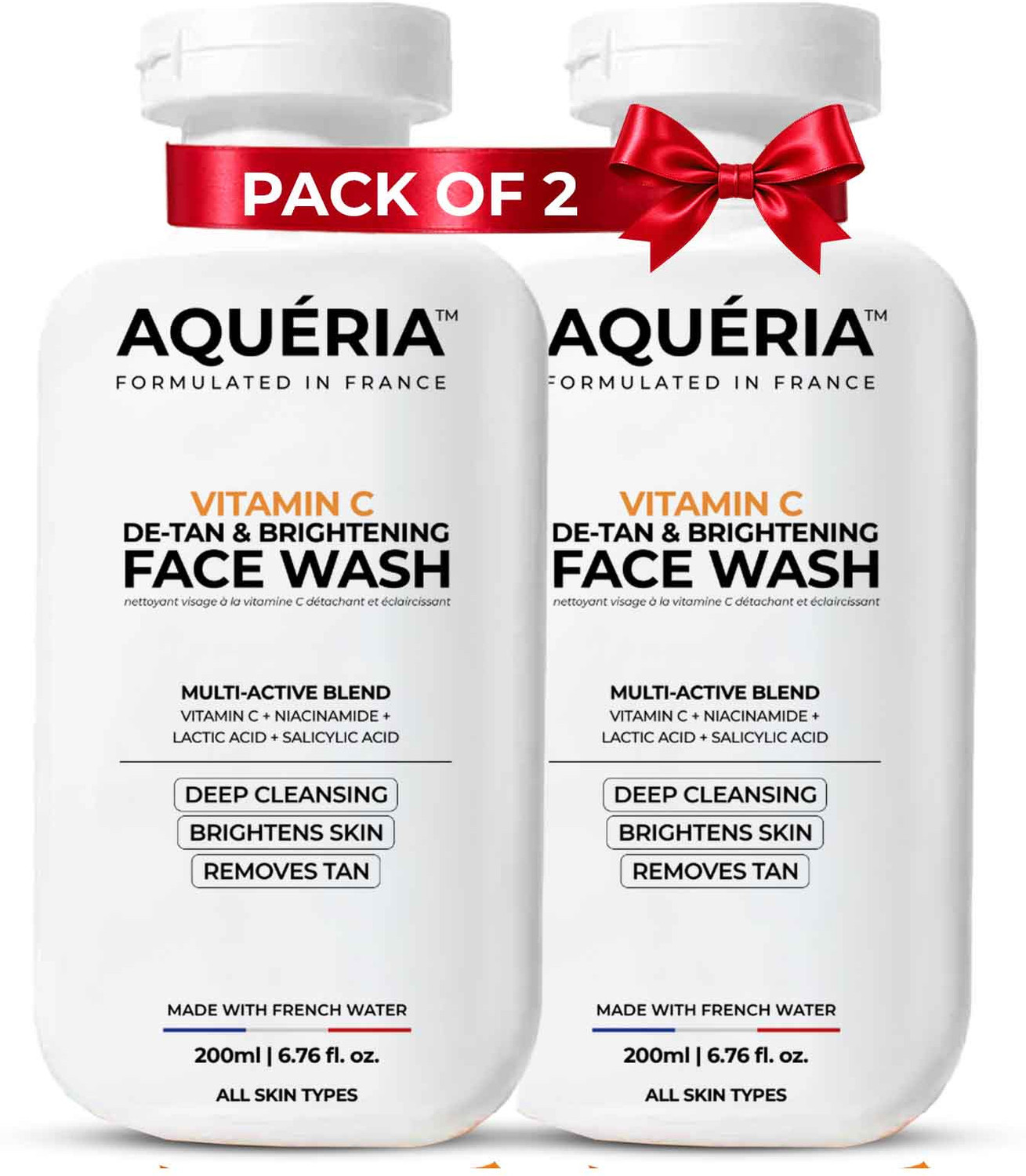 Aqueria De-Tan & Brightening Face Wash Pack of 2 - Image 6
