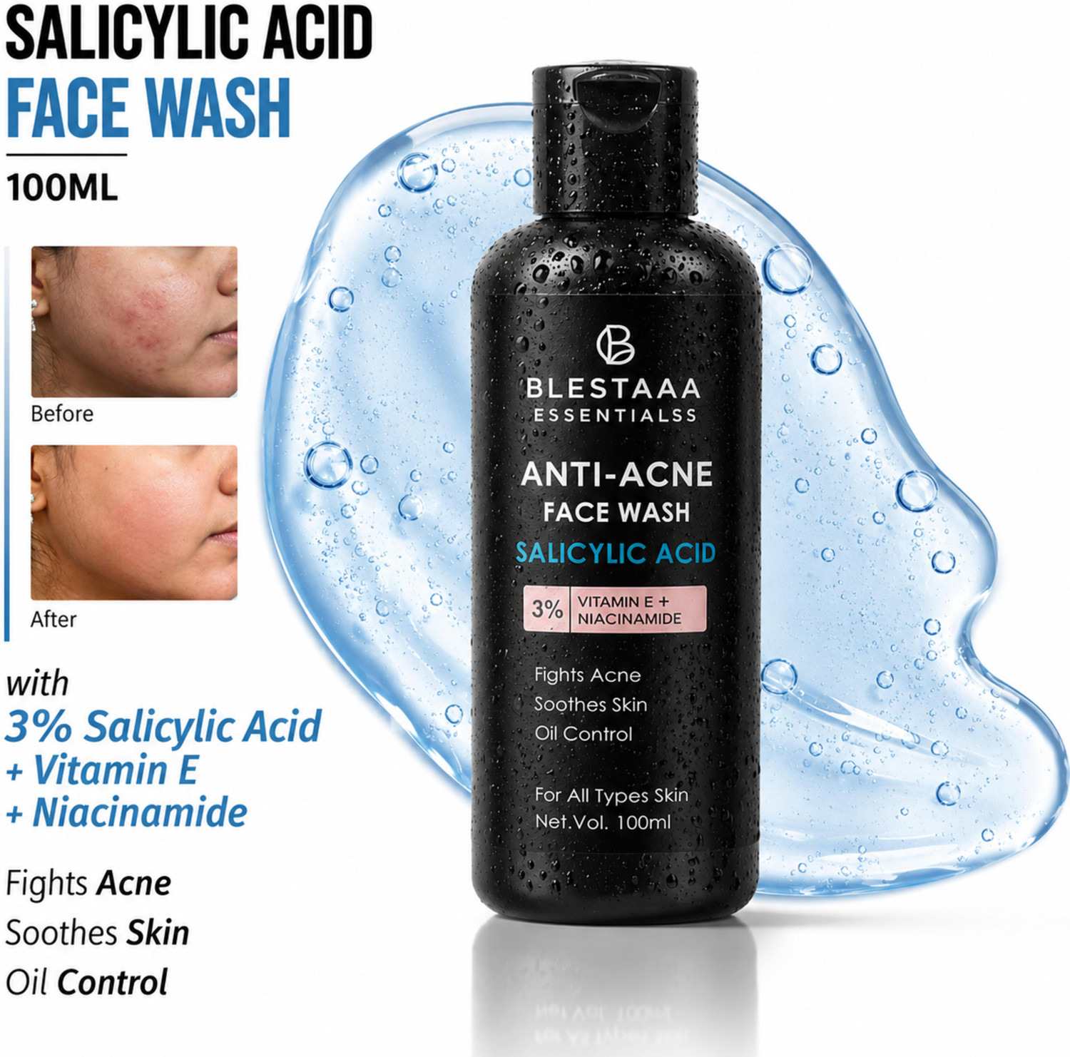 Image of Katosko De-Tan Face wash For Deep Cleansing, Infused With Natural Actives and Coffee Beans Powder, Removes Excess Oil, Face Wash (600 ml)