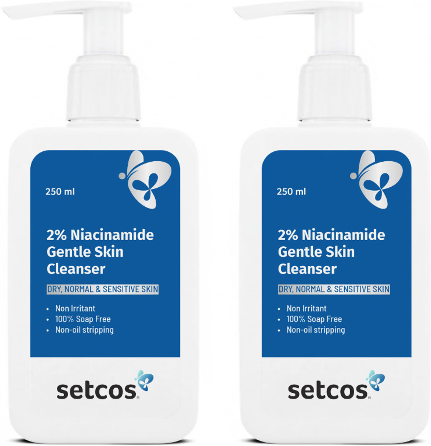 Image of SETCOS 2% Niacinamide Gentle Skin Cleanser for Sensitive, Dry, Normal Face Wash (500 ml)