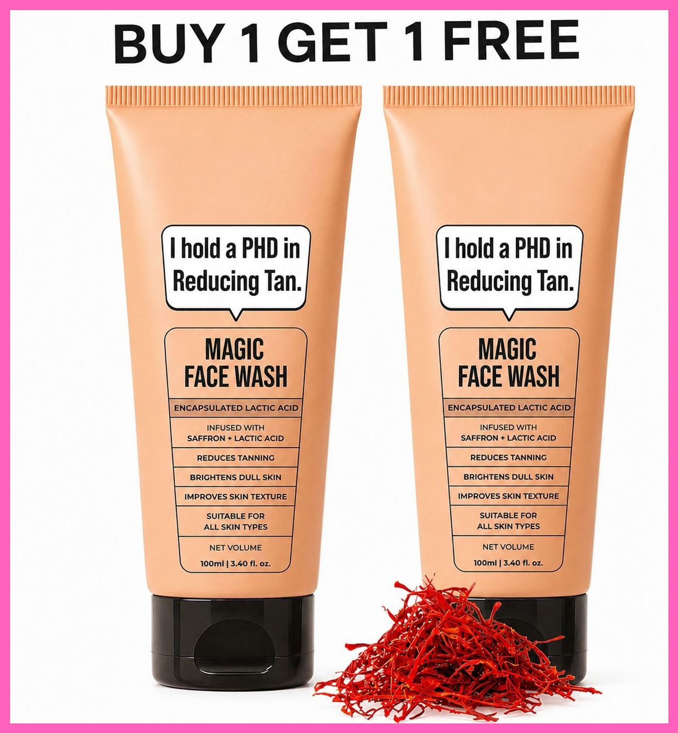 zareya Magic De-Tan Face wash | For Tan Reducing, Brightening & G...more - Image 1