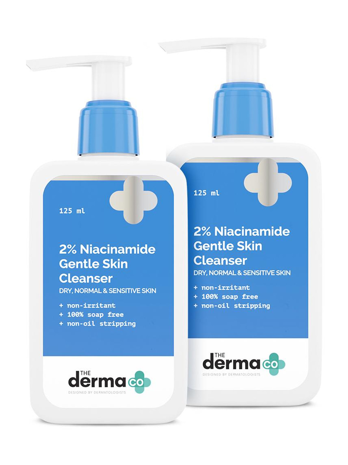The Derma Co 2% Niacinamide Gentle Skin Cleanser Pack of 2 - Image 1