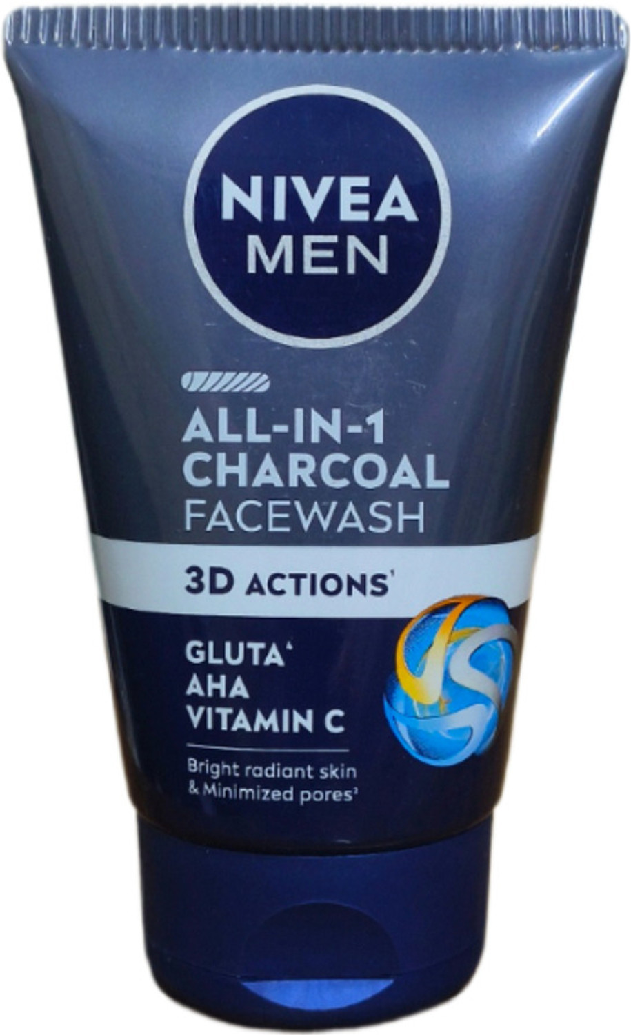NIVEA All-IN-1 Charcoal Face Wash 100g - Image 1