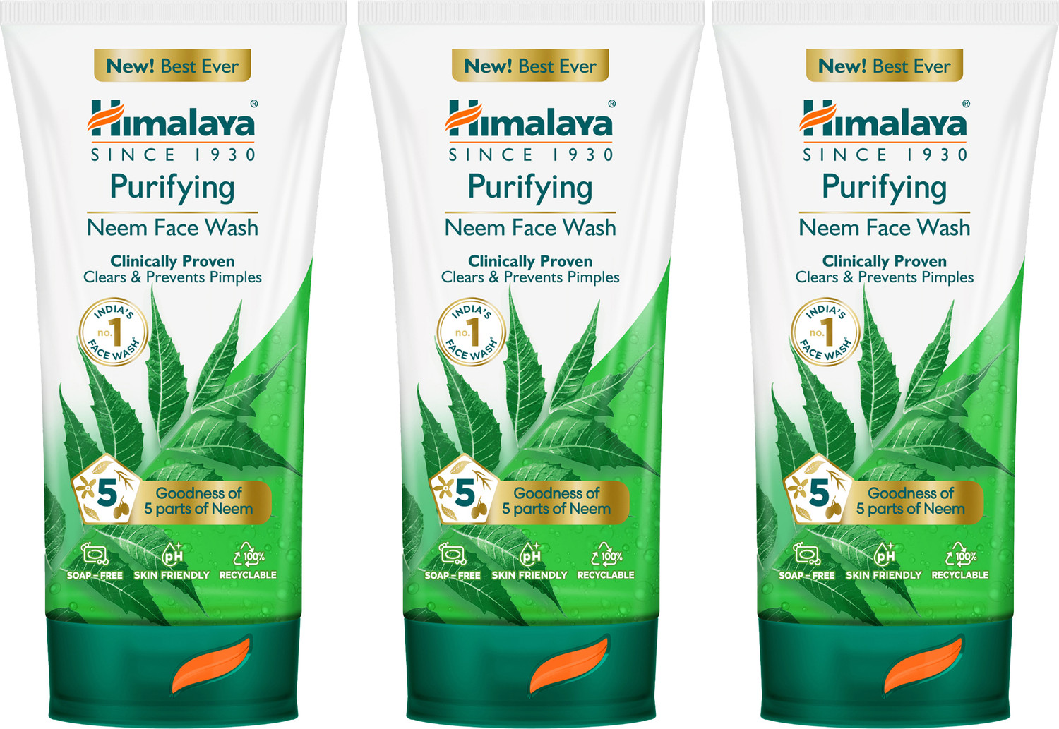 Himalaya Purifying Neem Face Wash, 450 ml - Image 1