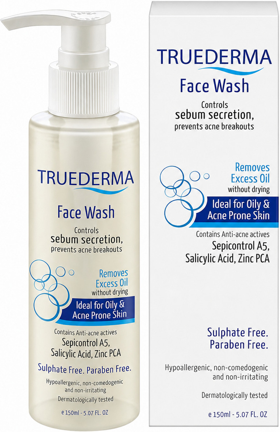 TRUEDERMA Face Wash Gel 150 ml - Image 1