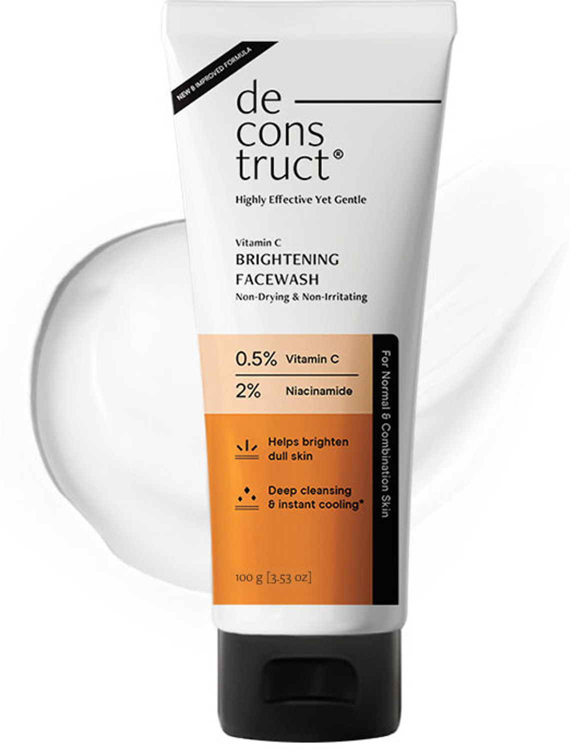 Deconstruct Vitamin C & Niacinamide Face Wash 100ml - Image 6