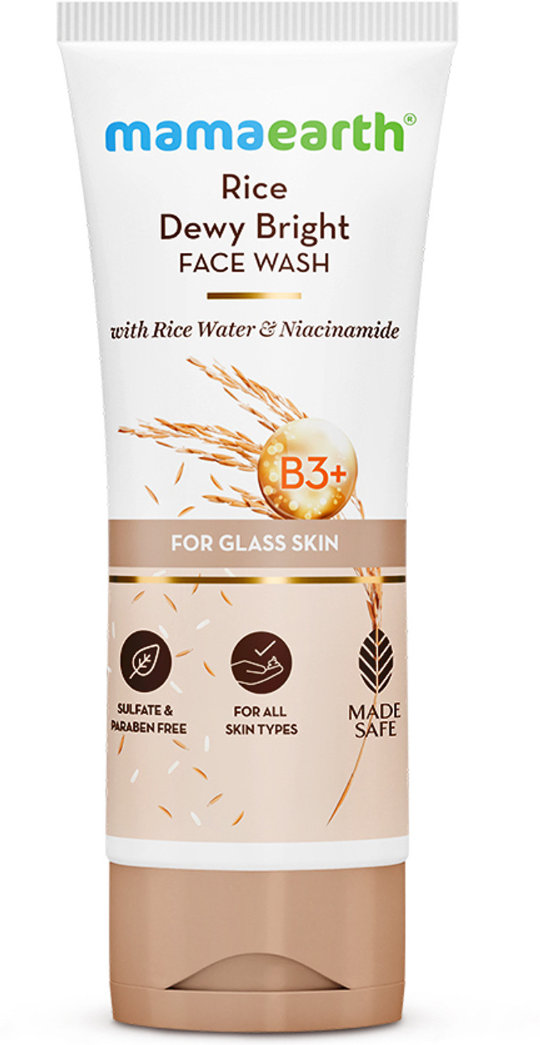 Mamaearth Rice Water & Niacinamide Face Wash 100ml - Image 6