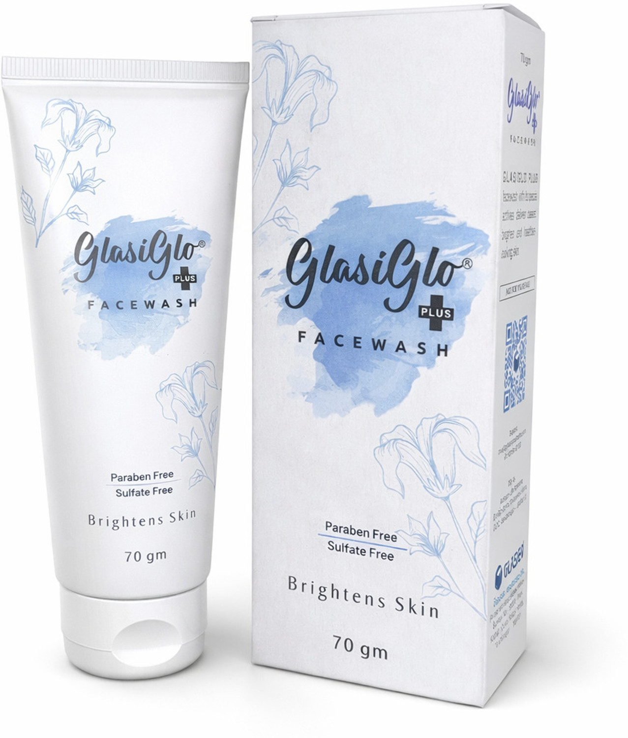 Image of GLASIGLO Plus Facwash skin brigtens Skin Facewash Pack of 1 Face Wash (70 g)