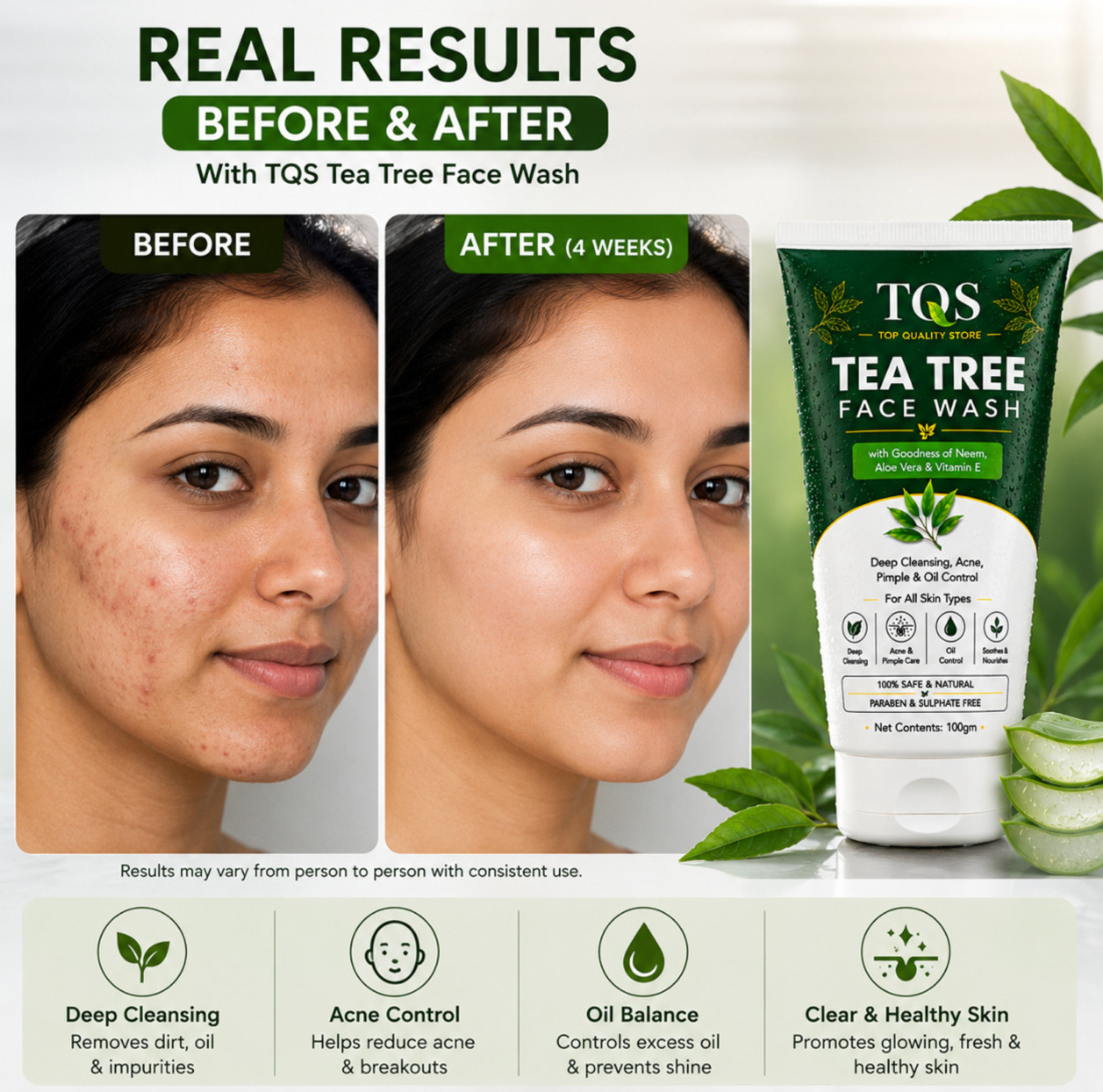 Image of Everyuth Naturals Nourishing Aloevera & Cucumber Gel Face Wash (600 g)