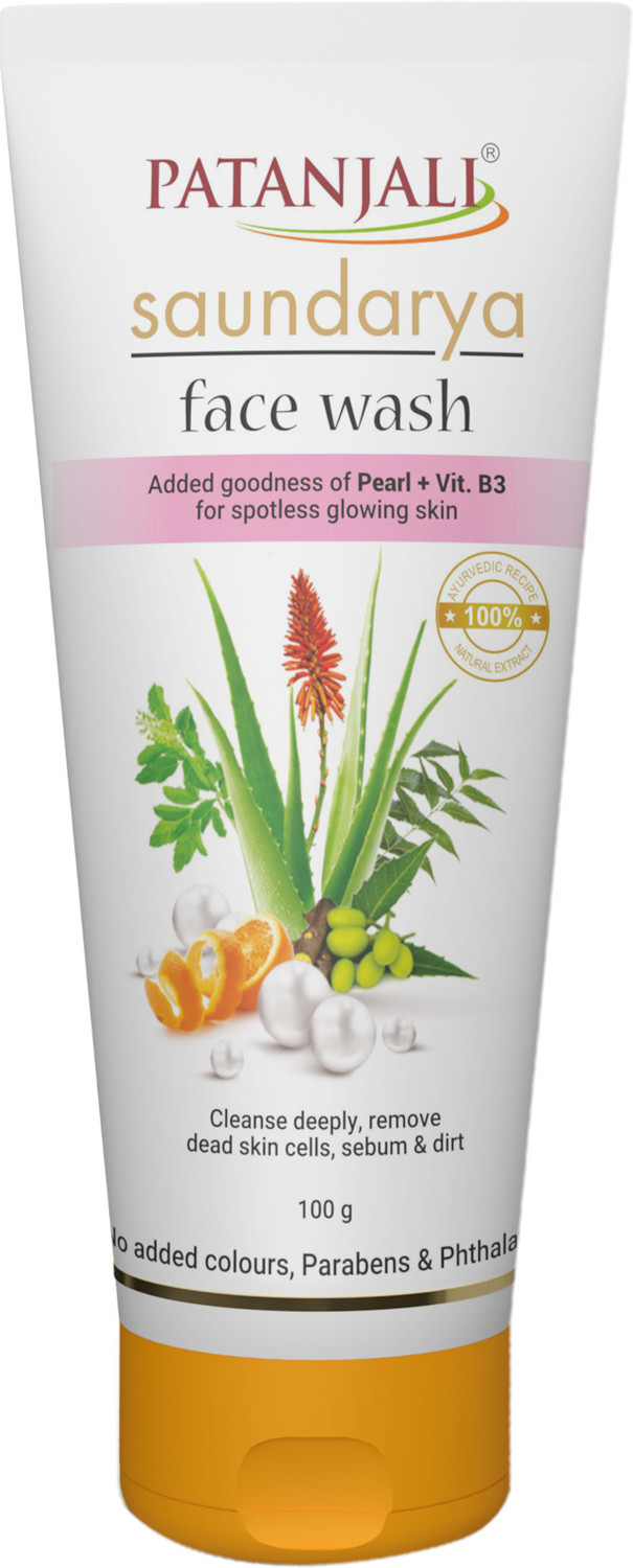 PATANJALI Saundarya Anti-Acne & Pimple Face Wash - Image 1