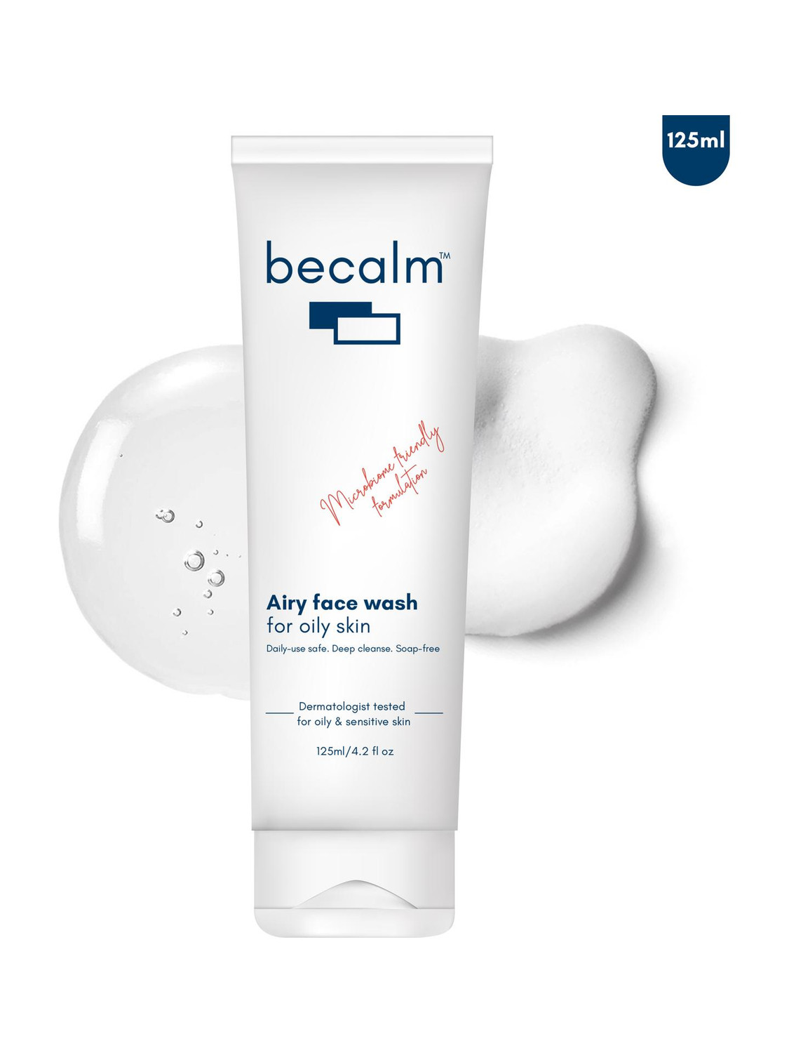 Becalm Airy Wash Oily Skin Cleanser 80ml - Image 6