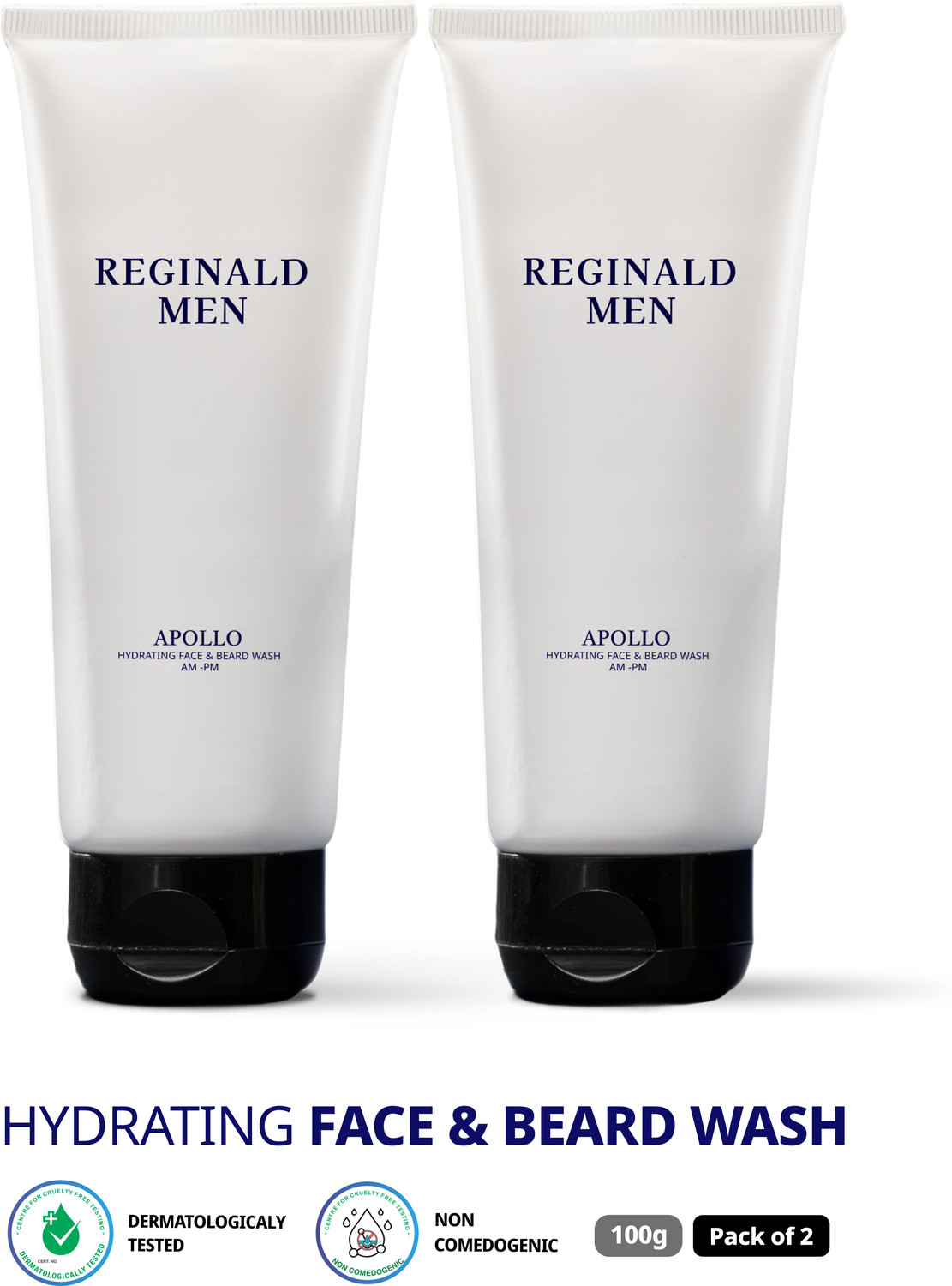 Reginald Men Hydrating Face & Beard Wash 200g - Image 1