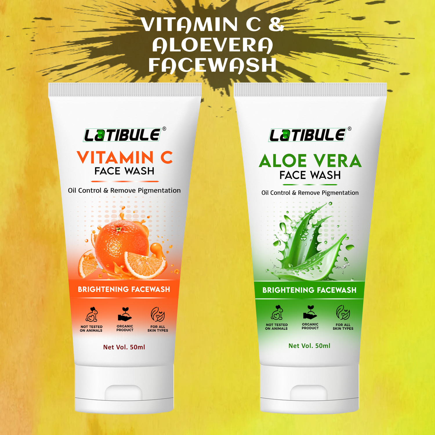 Image of Latibule Vitamin c Moisturising - Skin Brightening Face Wash (200 ml)