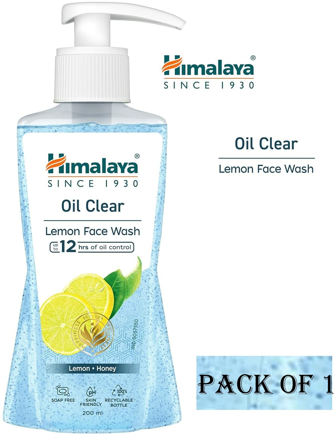 Himalaya Oil Clear Lemon Face Wash 200ml - Image 1