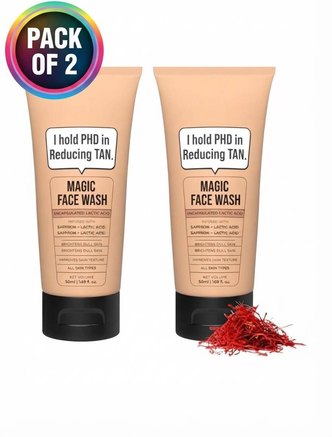 Ghar Magic De- Tan Face wash Face Wash (100 g) - Image 1