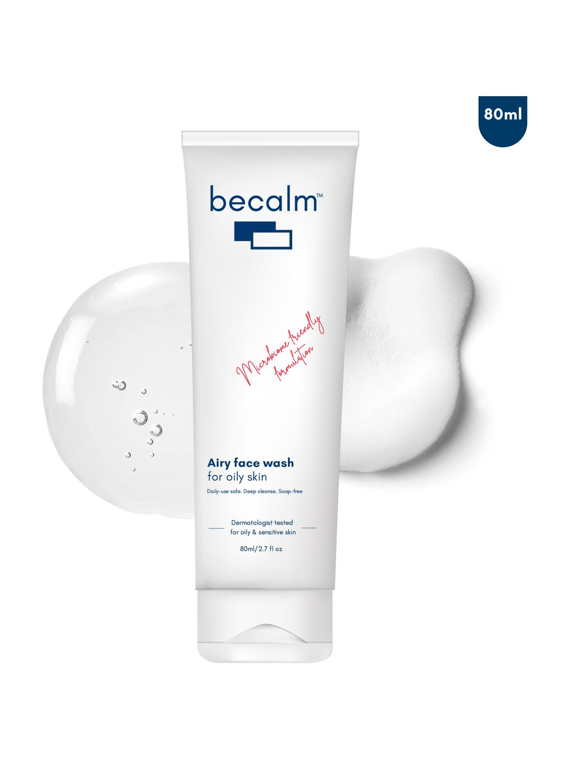 Becalm Airy Face Wash for Oily Skin 80 ml - Image 6