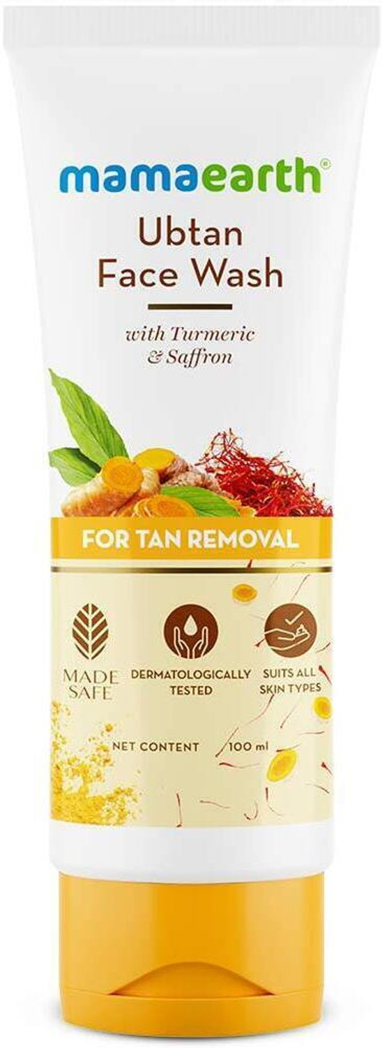 Mamaearth Ubtan Natural Face Wash with Turmeric & Saffron - Image 6