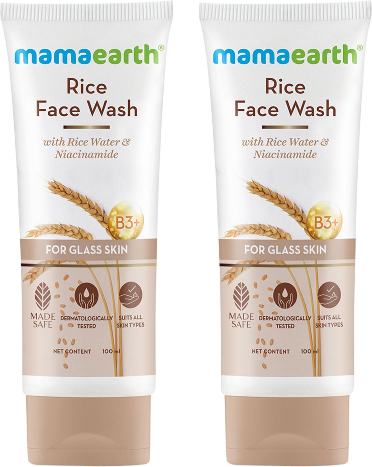 Mamaearth Rice Water & Niacinamide Face Serum 200ml - Image 1