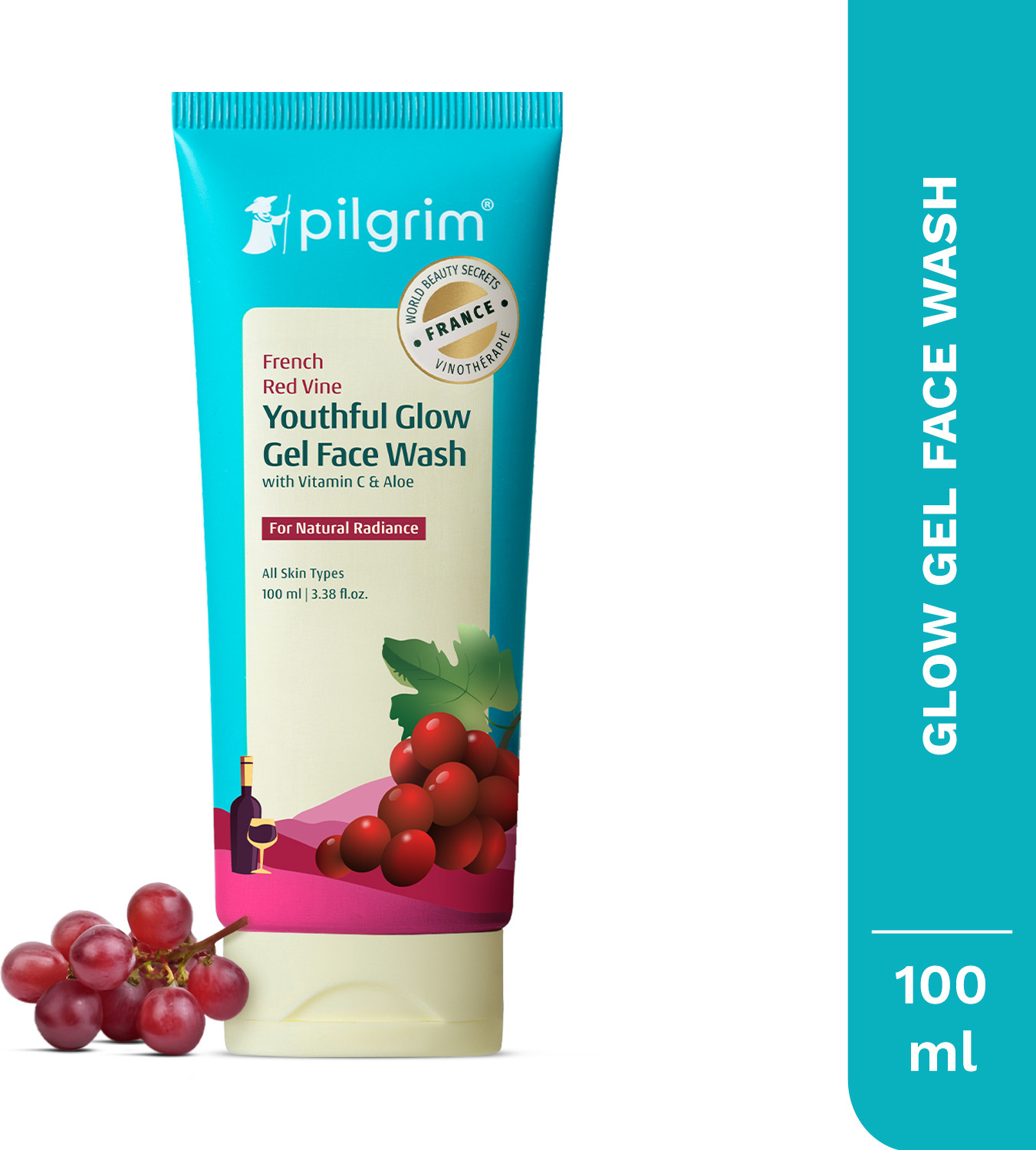 Pilgrim Red Vine Anti-Ageing Cleanser - Image 1