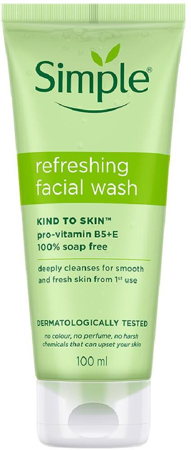 Simple Kind to Skin Refreshing Facial Wash 100 ml - Image 6