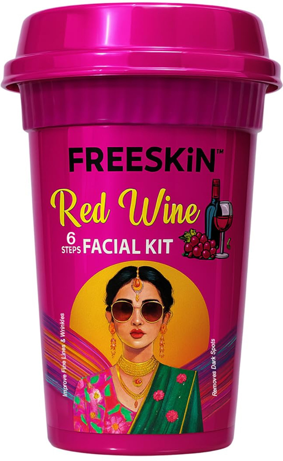 Image of LOTUS HERBALS Whiteglow Vitamin-C + Gold Radiance Facial Kit 57 g (57 g)