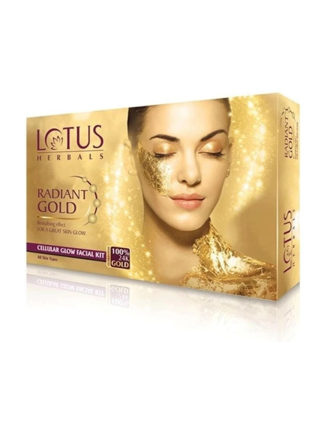Image of VLCC Gold Facial Kit. Bright & glowing skin - Parlour Glow 10 g (6 x 1.67 g)