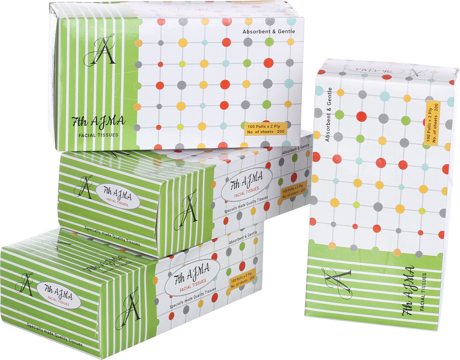 Image of Liora Premium 2-Ply Ultra Soft Facial Tissue Paper - 100 Pulls per Box| Pack of 1 |