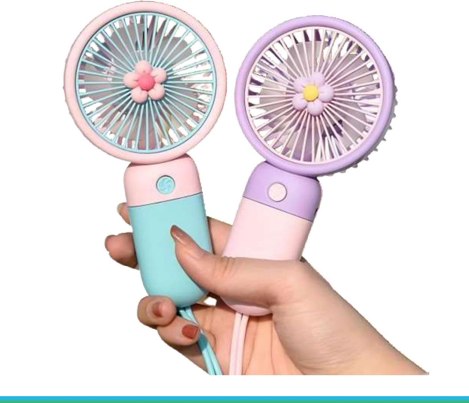 Image of Radhe High Speed Rechargeable Table Fan with LED Light For Office Desk, Home 282 Ultra High Speed 1400 mm Table Fan (5 Star | Multicolor | Pack of 1)