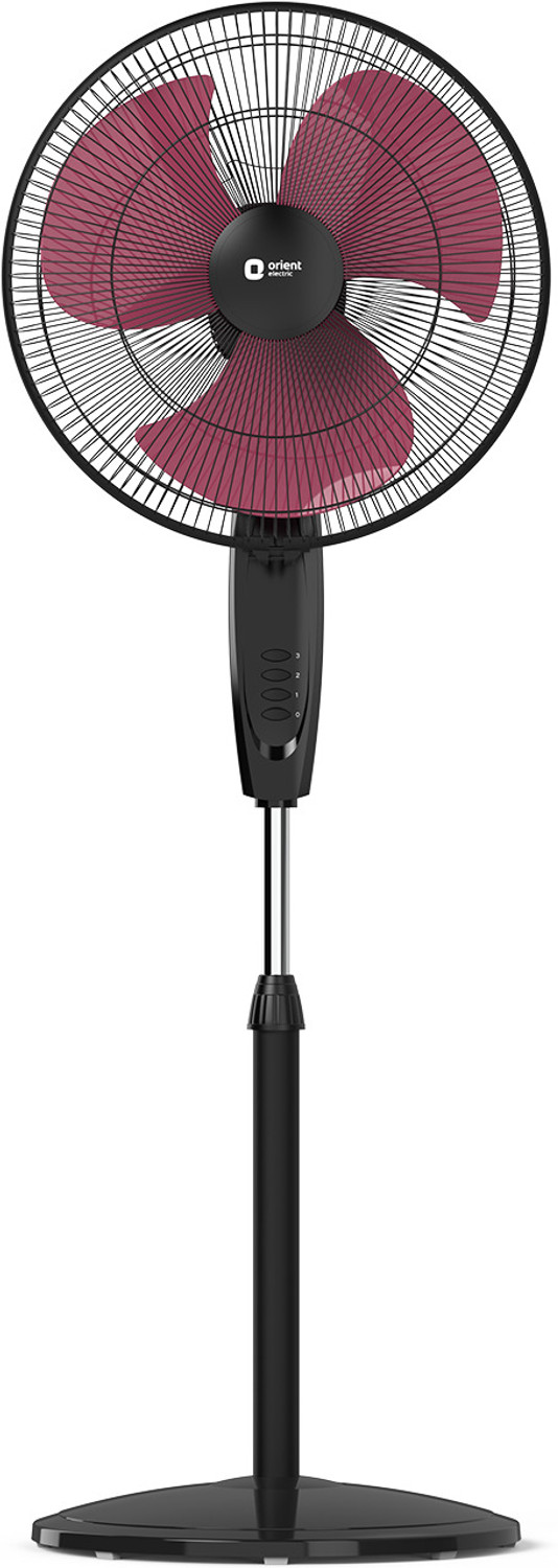 Image of SURYA SU-UDOS-PF-140 with 1 Year Warranty Ultra High Speed 500 mm Pedestal Fan (Black | Pack of 1)