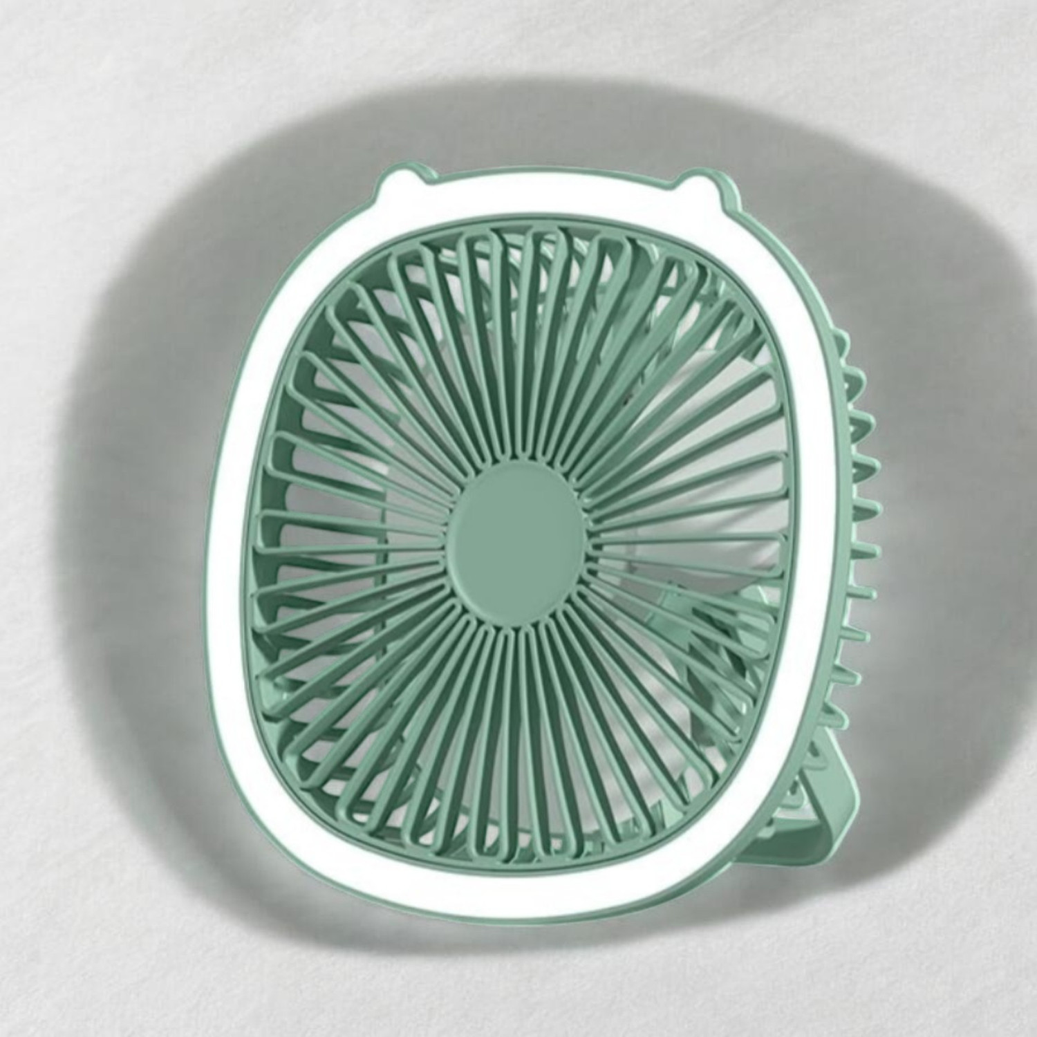 Image of DAKSHWAY High Speed Rechargeable Table Fan with LED Light For Office Desk, Home F3587 Ultra High Speed 1400 mm Table Fan (5 Star | Multicolor | Pack of 1)
