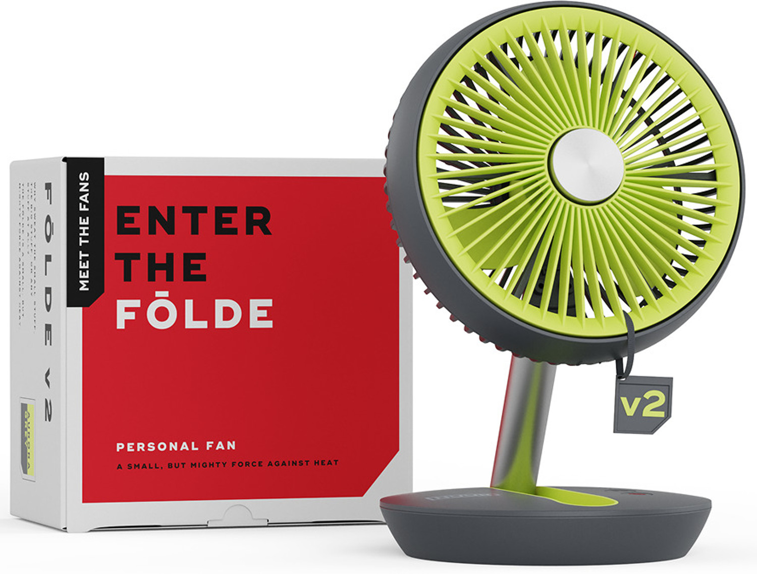 Nuuk Folde v2 | BLDC Motor | Rechargable with 12 Months Warranty 7 mm Table Fan