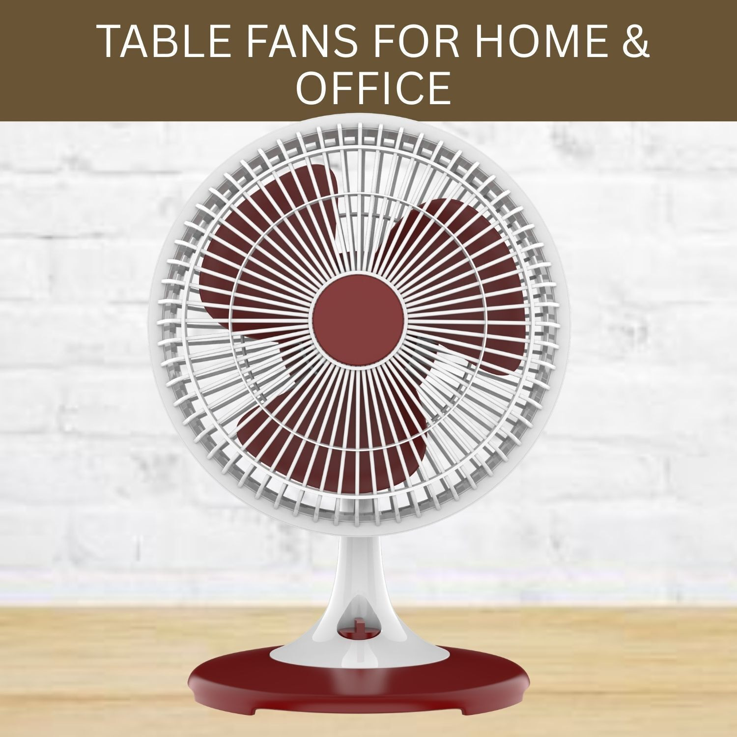 Image of REGENTECOM 300mm /12inch Ultra Table Fan & High Air Delivery Fan 3 Blade For Home /OfficeV88 Silent Operation 300 mm Table Fan (5 Star | White | Pack of 1)