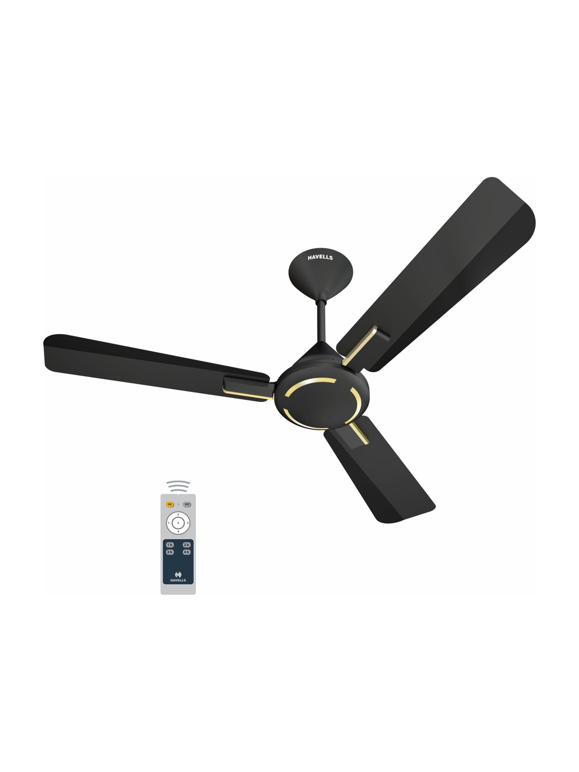 HAVELLS Ambrose| Remote Controlled|Low Noise|High Air Delivery| Upto 60% Energy Saving with 2 Year Warranty BLDC Motor 1200 mm Ceiling Fan Price in India - Image 1