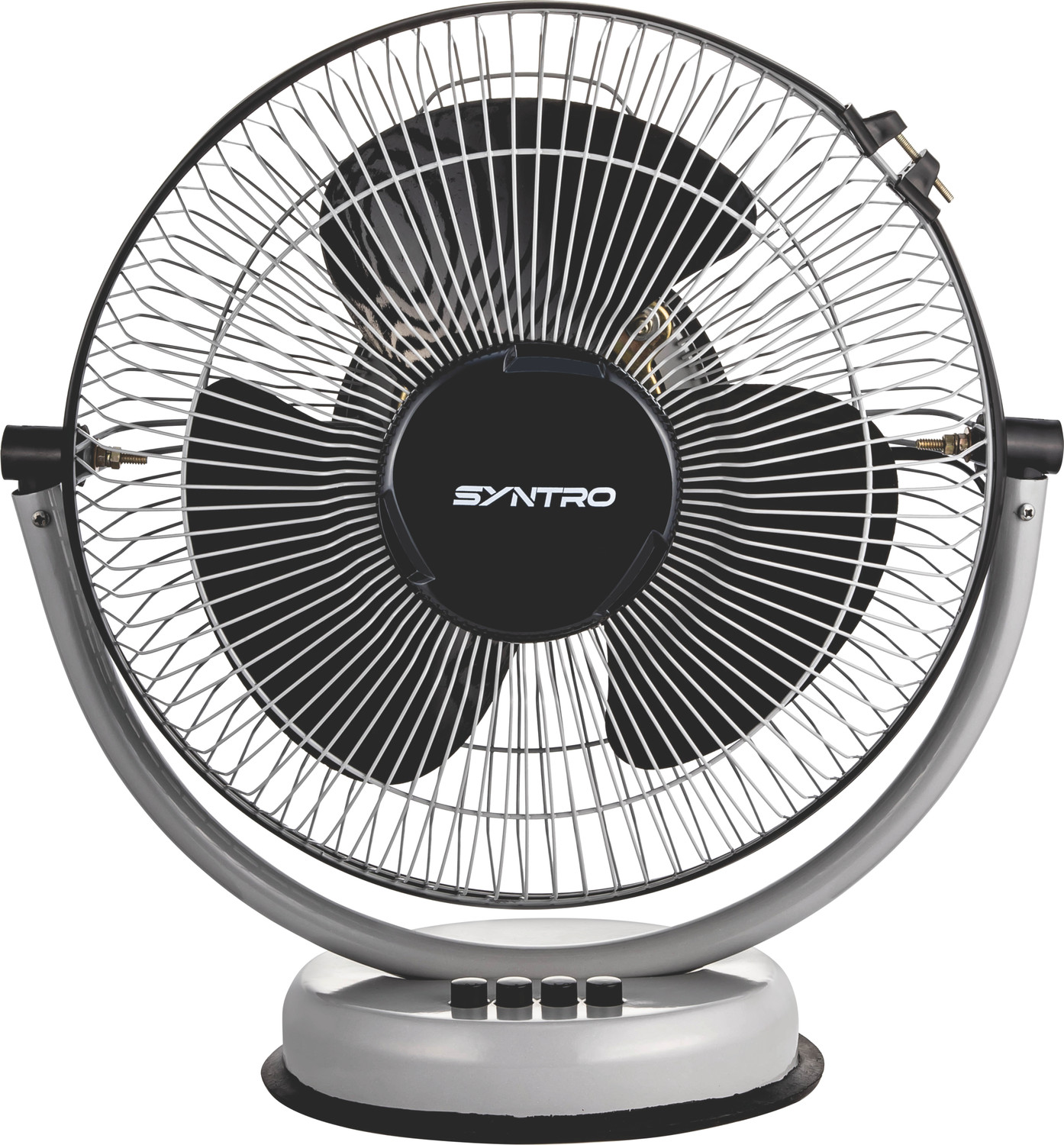Image of SUPERLITE FAN 12 inch Rechargeable with 1 Year Warranty Ultra High Speed 300 mm Table Fan (4 Star | Grey | Pack of 1)