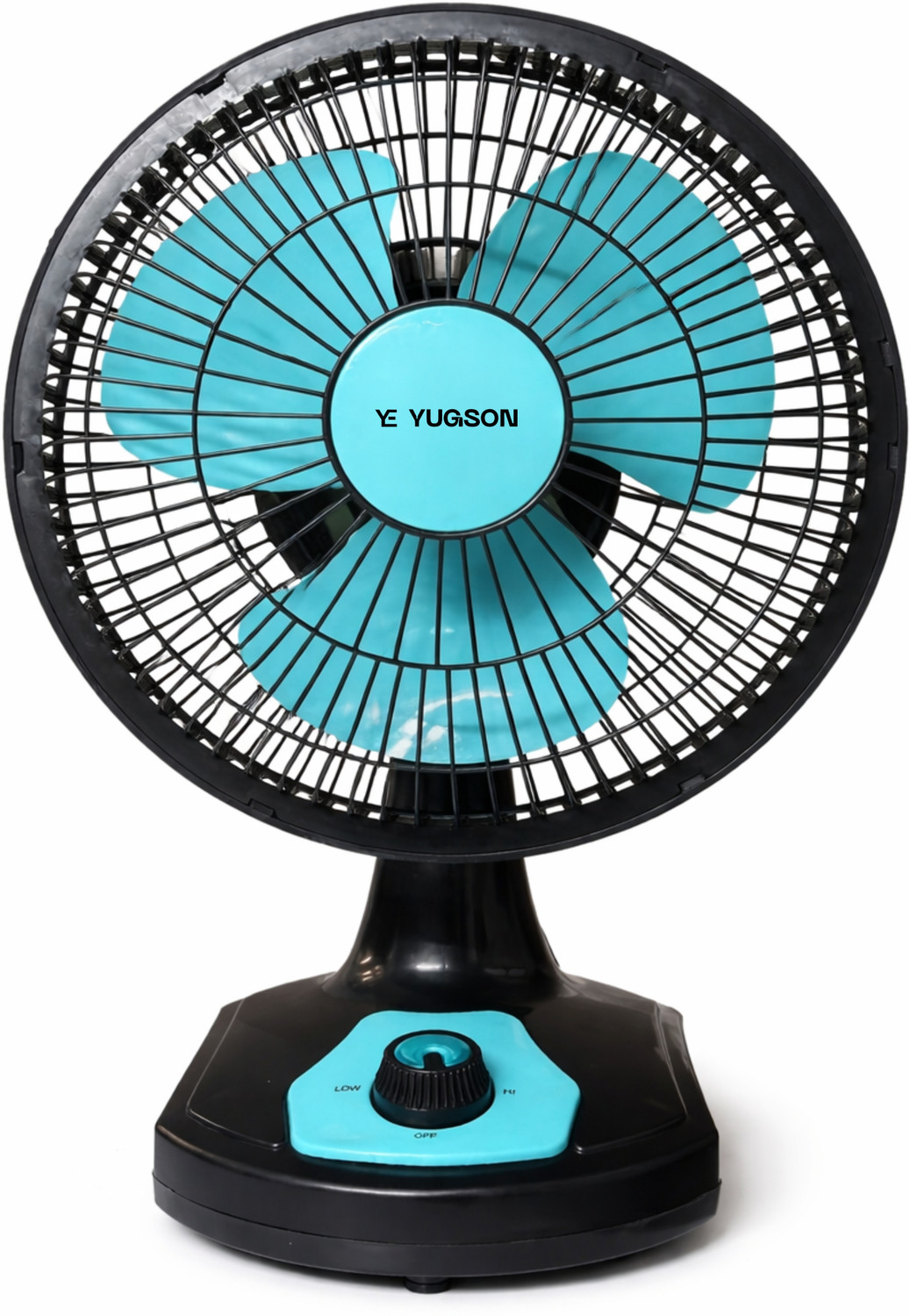 Image of Radhe High Speed Rechargeable Table Fan with LED Light For Office Desk, Home 268 Ultra High Speed 1400 mm Table Fan (5 Star | Multicolor | Pack of 1)