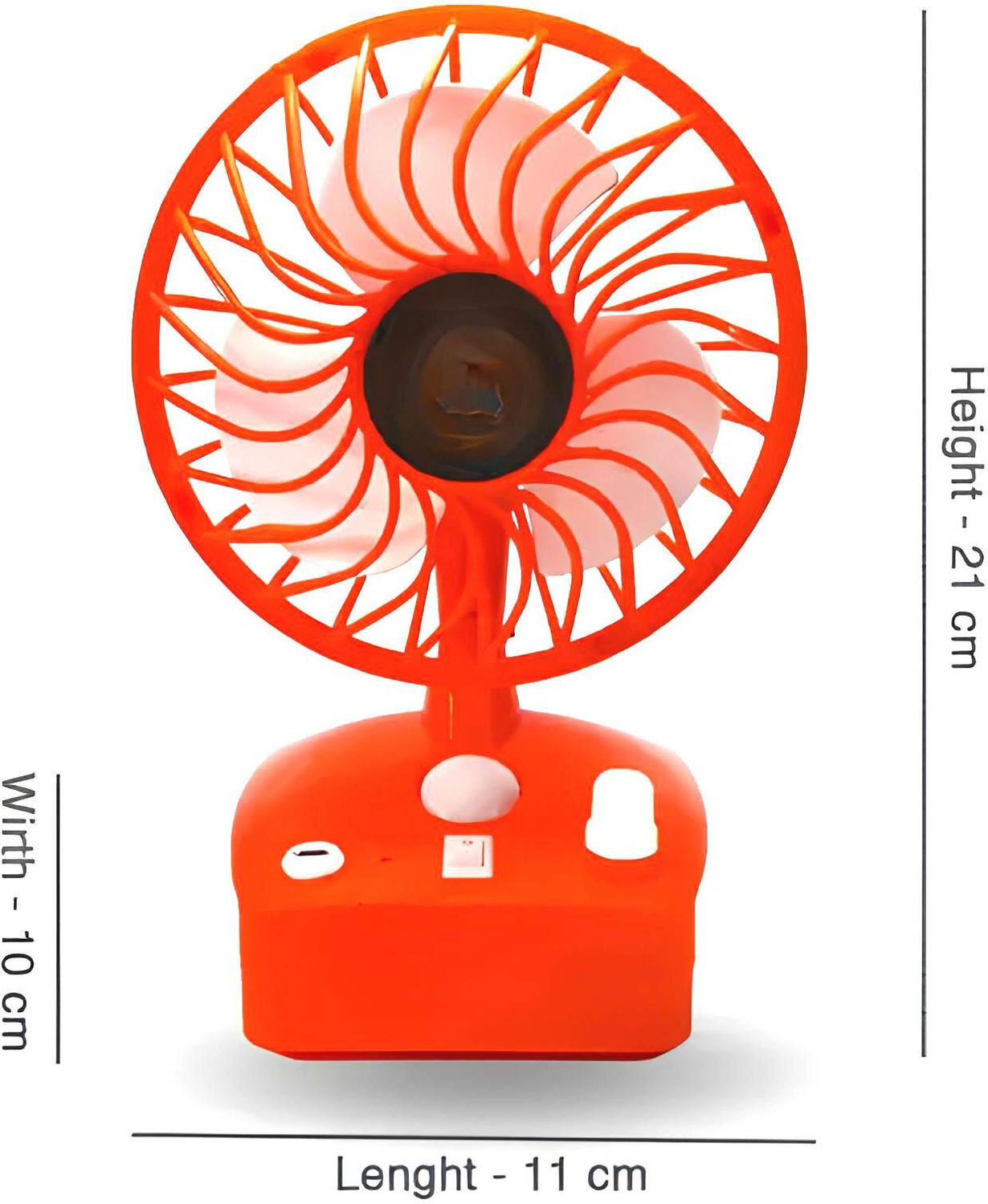 Image of PARADISEECOM (Table Fan) TurboGale: Power-Packed Table Fan for Instant Cooling PL35 with 1 Year Warranty 1000 mm Table Fan (Multicolor | Pack of 1)