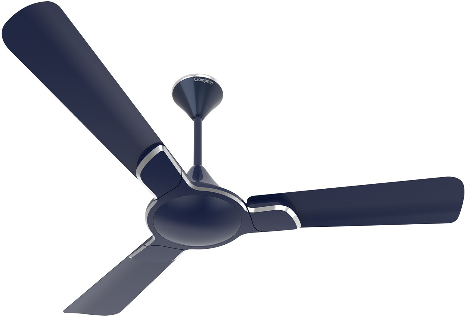 Image of Crompton Premion AVANCER SWIRL with 5 Year Warranty 1200 mm Ceiling Fan (3 Star | Dark Sapphire | Pack of 1)