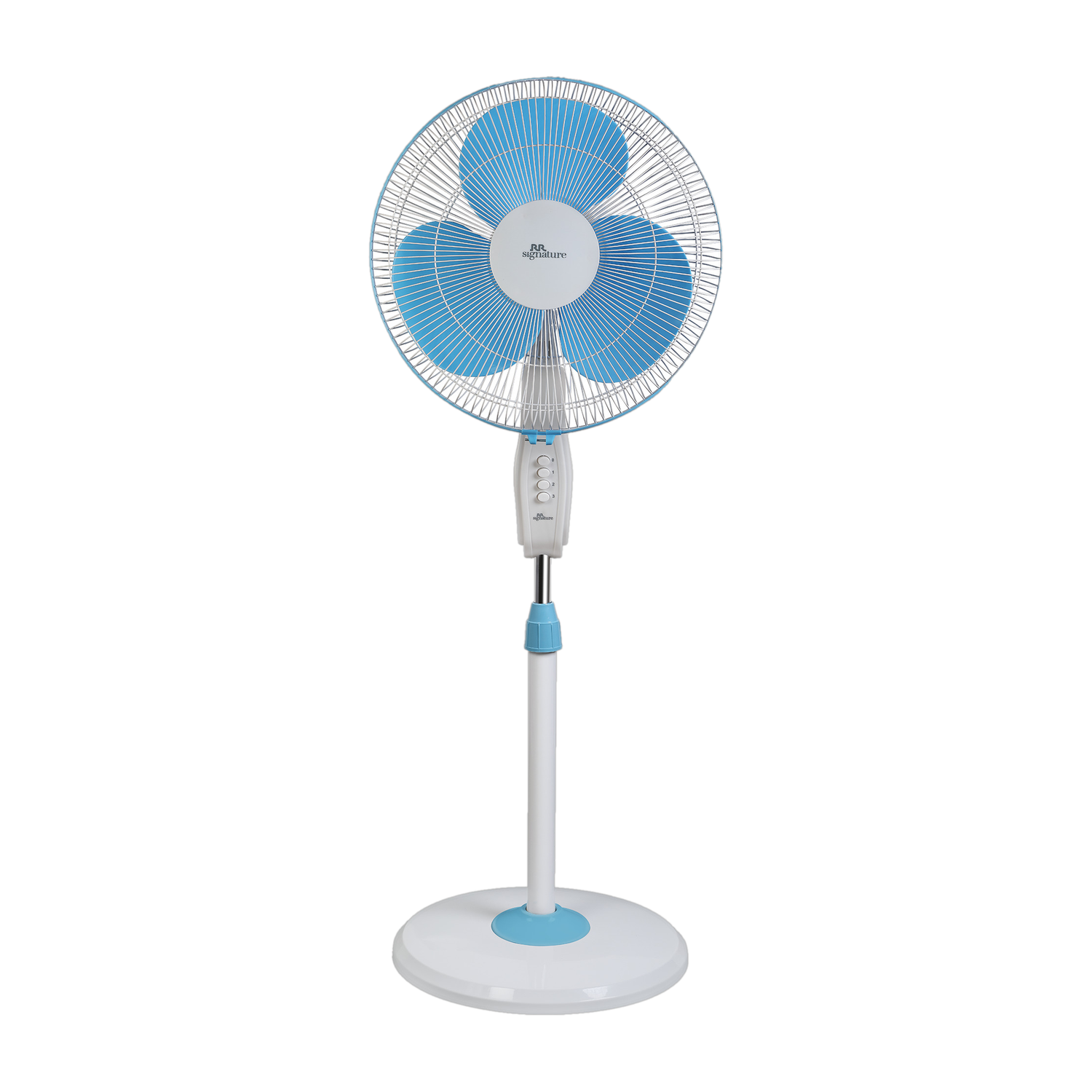 Image of MIDAS ELECTRONICS ME-MR-PF-HS-400 with 24 Months Warranty High Air Delivery 400 mm Pedestal Fan (4 Star | WHITE | Pack of 1)