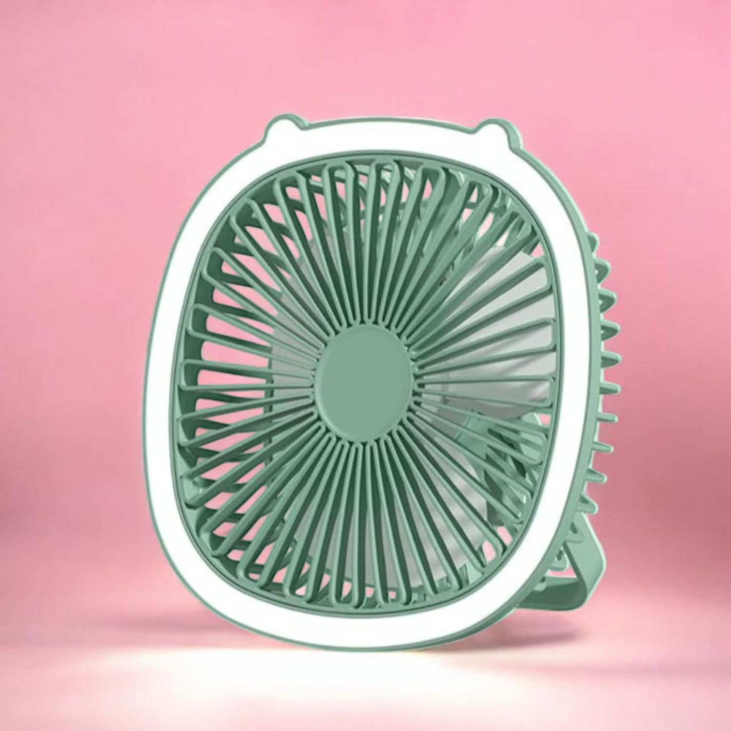 Image of Gatushop High Speed Rechargeable Table Fan with LED Light For Office Desk, Home F3577 Ultra High Speed 1400 mm Table Fan (5 Star | Multicolor | Pack of 1)